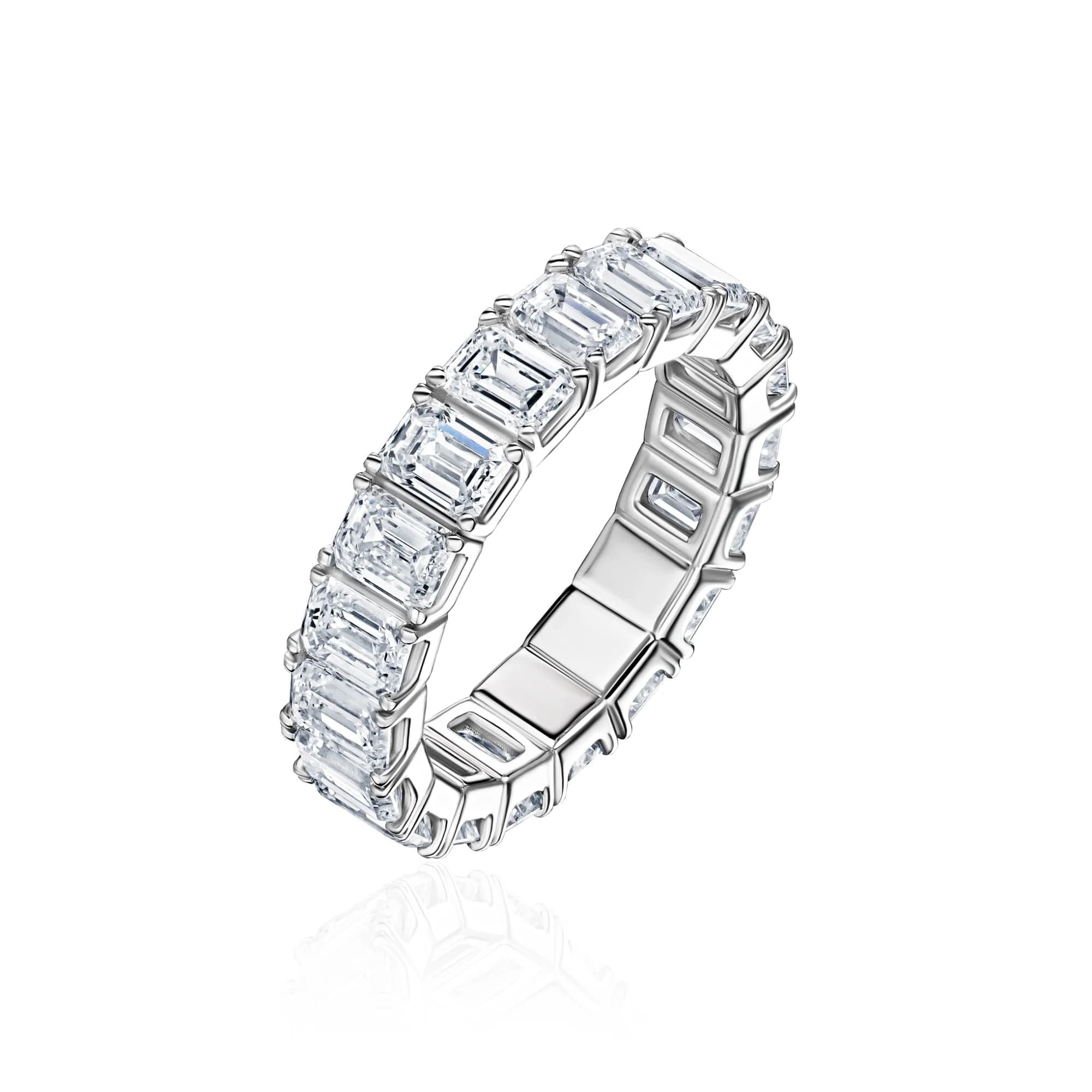 5.84 ct Diamond Ring, 18k white gold