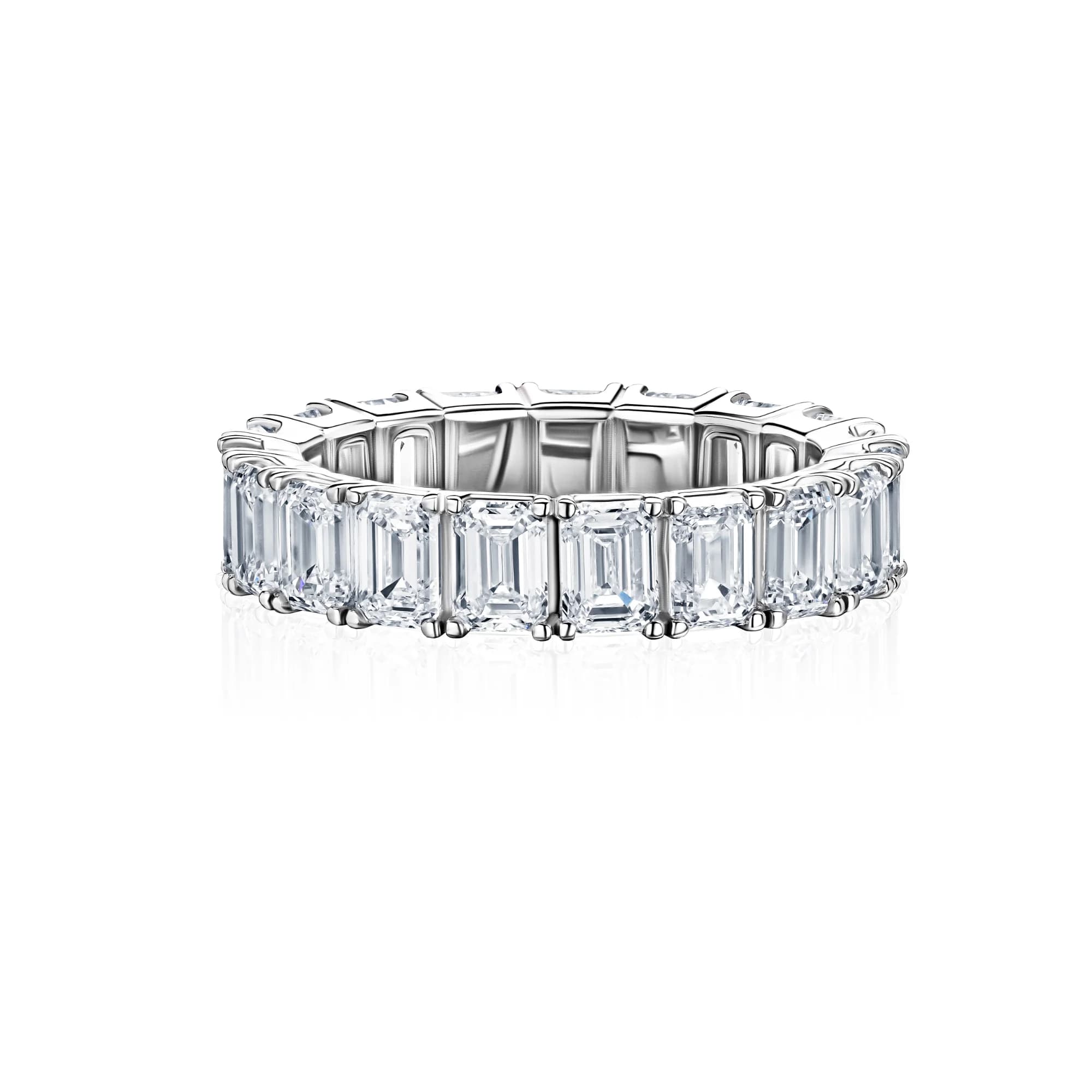 5.84 ct Diamond Ring, 18k white gold