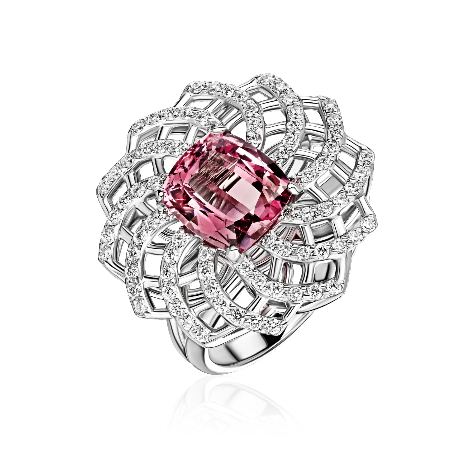 3.44 ct Spinel Ring, 18k white gold