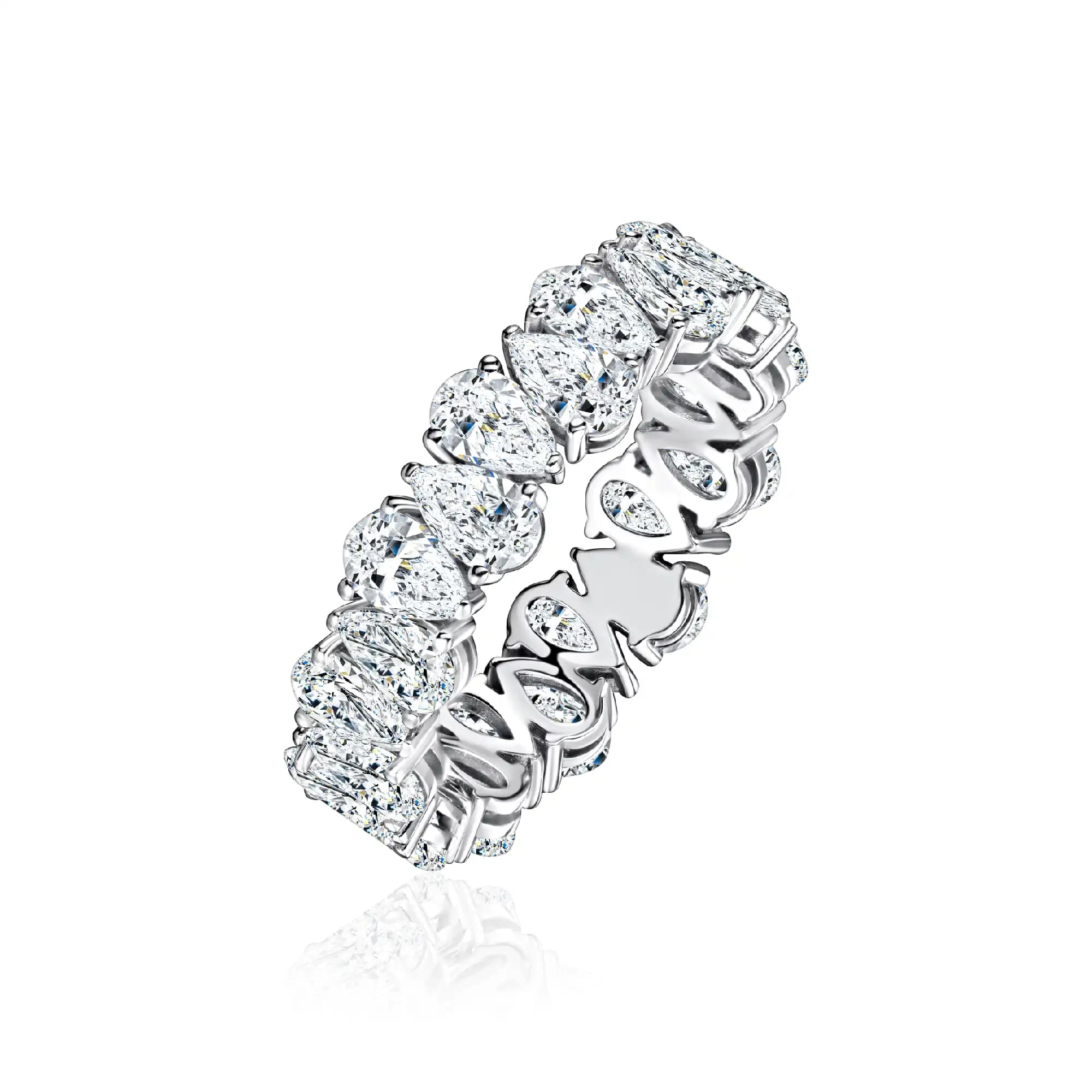 4.415 ct Diamond Ring, 18k white gold