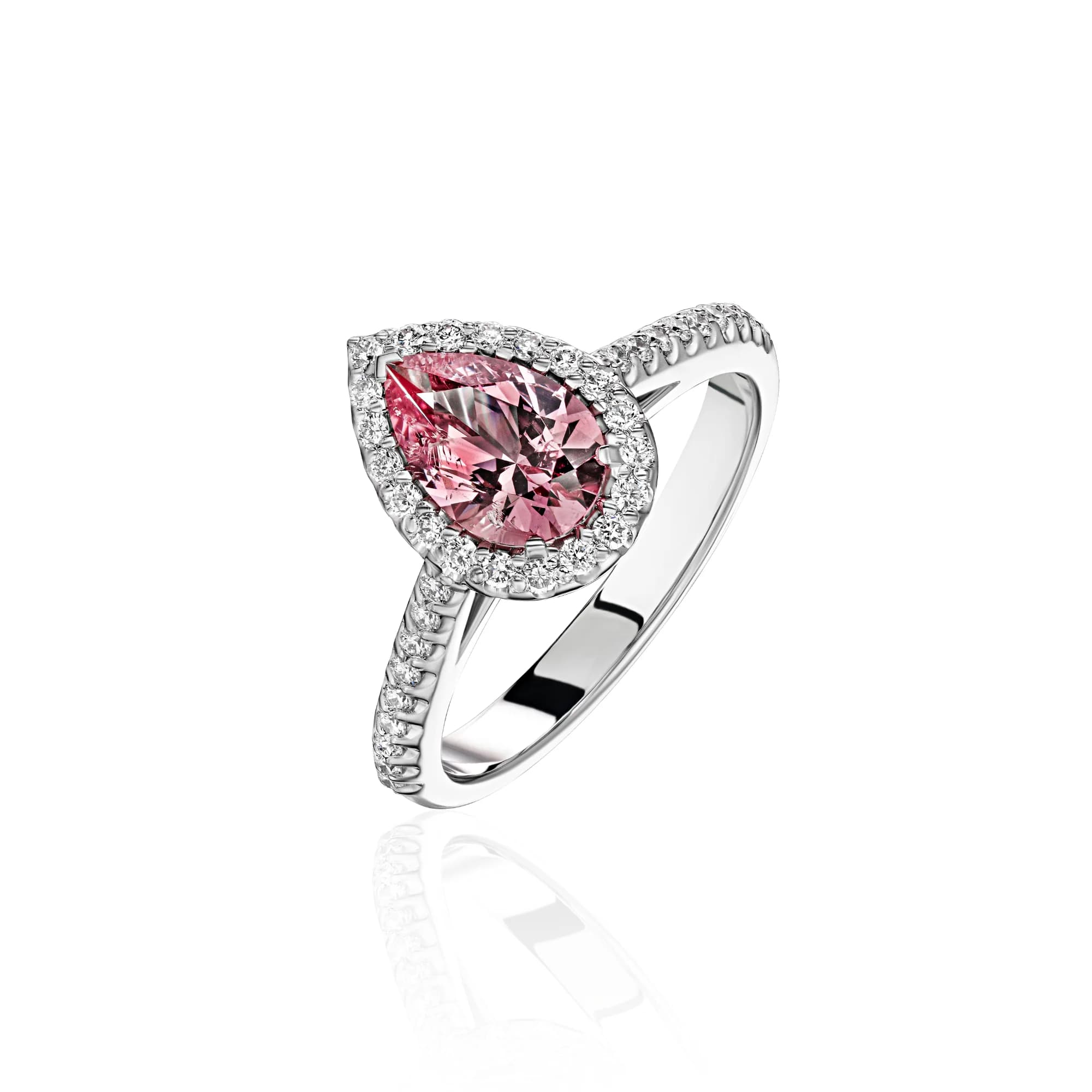 2.16 ct Spinel Ring, 18k white gold